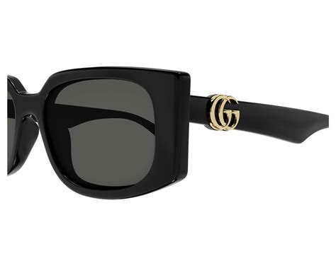 gucci gg1534s-001|Gucci™ GG1534S 001 55 Black Sunglasses .